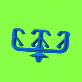 Support 2 tubes - Standard Clips For 2 Tubes Support 2 tubes - Standard Clips For 2 Tubes
