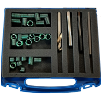 Coffret 60 HELICOIL® 8-36 UNF X1D/1.5D/2D Inox + Foret + Taraud + Broche + Rupteur