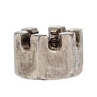 Écrou à Créneaux M8 Acier Classe 6 Brut DIN 935