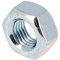 Écrou Hu M36 Pas 150 Acier Zingué Blanc DIN 934