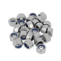 Sachet de 100 Écrous Nylstop M2.5 Inox A2 DIN 985