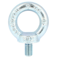 Vis Anneau M16X28Acier Zingué Blanc DIN 580
