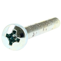 TCBL Phillips M2.5X4 Acier Zingué Blanc DIN 7985