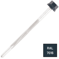 Vis Autoperceuse Zamatop IPN Tête Hexagonale 12 Ø 6X145 Laqué RAL 7016