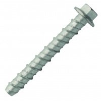 Vis Béton TH 6X75 Acier Zingué Blanc