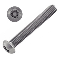 Vis Inviolable TB Torx + Téton M6X10 Inox A2 ISO 7380