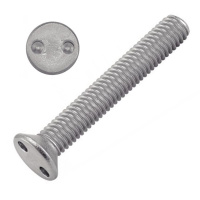 Vis Inviolable TF 2 Trous ''Snake Eyes'' M5X40 Inox A2