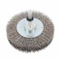 Brosse Circulaire D70x18x6 Fil Inox Ondulé 0.30 Spécial
