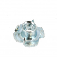Douille Filetée à Pointes M3 Acier Zingué Blanc