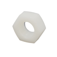 Écrou Hu M3 Nylon PA6-6 Naturel DIN 934