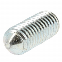 STHC Pointeau M6X16 Acier 45H Zingué Blanc DIN 914