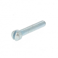 TC Bombée 4-40 UNC X 3/16'' Acier Zingué Blanc