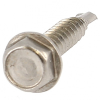 Autoperforante testa esagonale con flangia acciaio inossidabile A2 Din 7504K