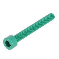 Blister de 5 TCHC M5X10 Alu P60 OA Vert DIN 912