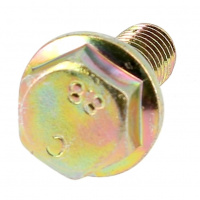 TH à Embase Crantée M6X16 Acier 8.8 Zingué Bichromaté DIN 6921