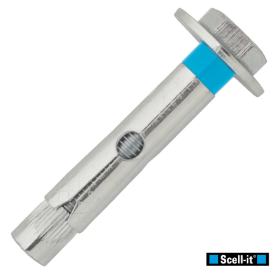 Cheville Métallique Matériaux Pleins TH M10X70 Acier Zingué Blanc