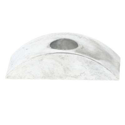 Étrier 1/2 Lune pour Vis Ø8 Zamak Brut