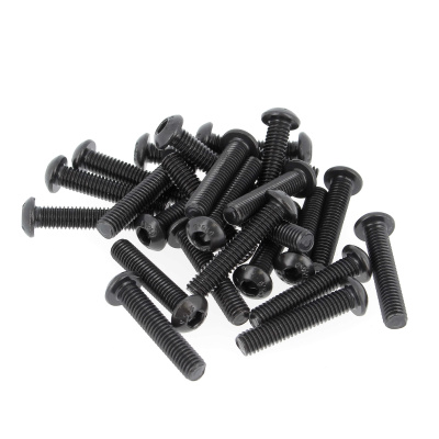 Sachet de 25 TBHC M6X16 Acier 10.9 Noir ISO 7380