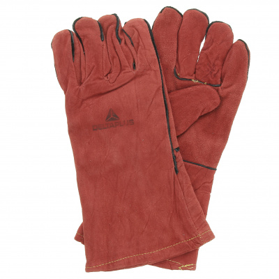 SOUDURE PROTECTION PAIRE DE GANTS DE SOUDURE ROUGE MMA