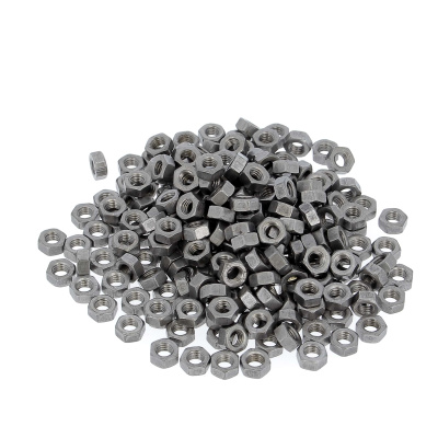 Sachet de 500 Écrous Hu M4 Acier Brut DIN 934