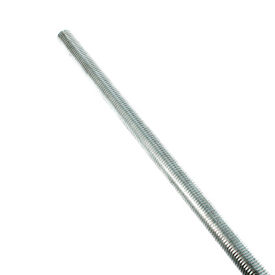 Tige Filetée M16 Pas 150 Acier 4.6 Zingué Blanc DIN 975