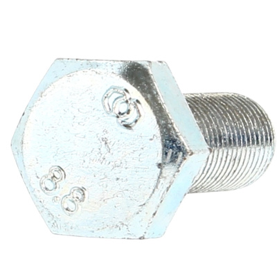 TH M10X25 Pas 100 Acier 8.8 Zingué Blanc Filetage Total DIN 961