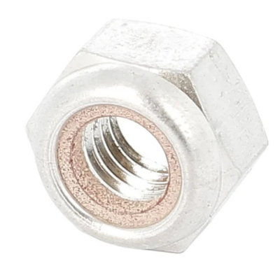 Écrou Nylstop M6 Dural Brut DIN 985
