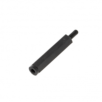 ENTRETOISE HEXAGONALE M4X40 MALE/FEMELLE PA6.6 NOIR