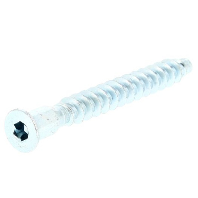 Vis Confirmat Hexagonale Creuse 7X50 Acier Zingué